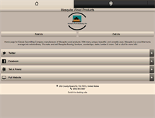Tablet Screenshot of mesquitewoodproducts.com